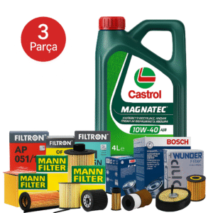 Alfa Romeo 147 bakım seti Castrol ve Mann Bosch filtreler