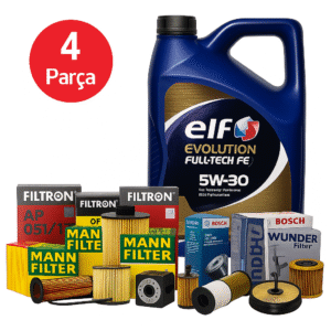 4 Parça Filtre Bakım Seti Elf Evolution 5W-30 5 Litre