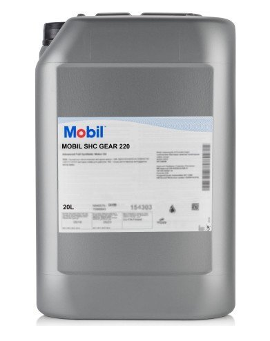 shc-gear-220.jpg Mobil SHC Gear 220 20 Lt Sentetik Endüstriyel Dişli Yağı - Görsel 1