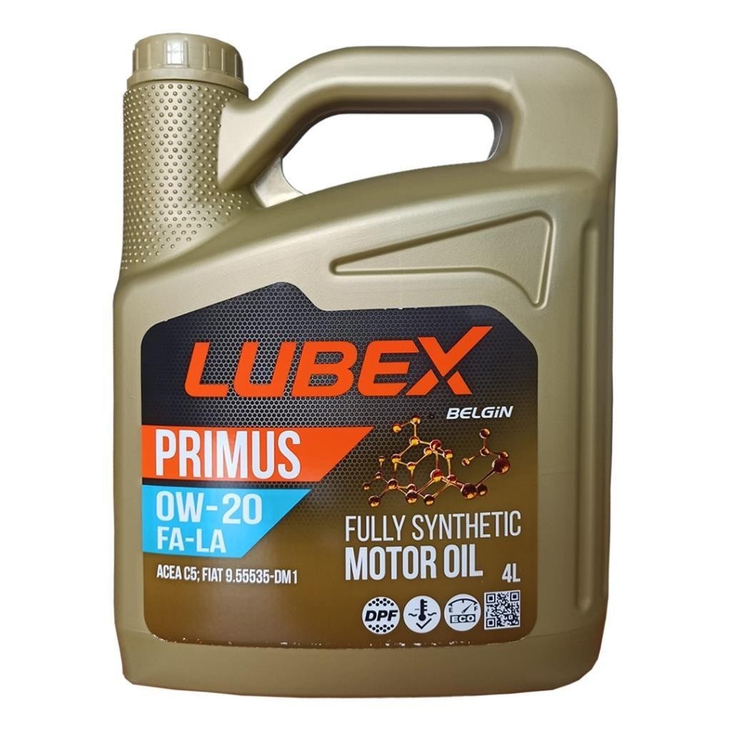 image_1080-49.jpg Lubex Primus FA-LA 0W20 4 Lt Tam Sentetik Motor Yağı - Görsel 1