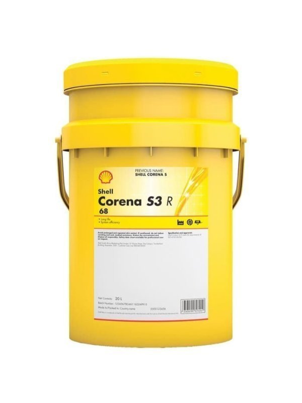 550027231-1-600x800-1.jpg Shell Corena S3 R 68 - 20 Litre Kompresör Yağı - Görsel 1