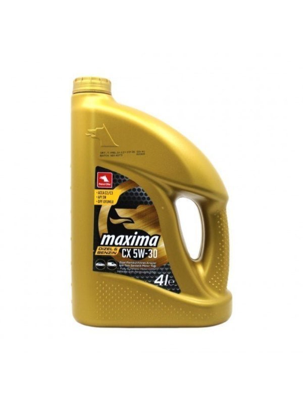 petrol-ofisi-diesel-la-5w30-4-lt-600x800-1-1.jpg Petrol Ofisi Maxima CX 5W-30 - 4 Litre Partiküllü Motor Yağı - Görsel 1