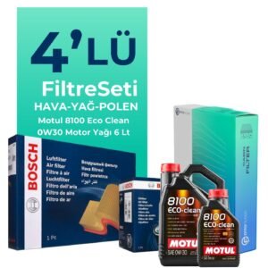 Bosch Audi Q7 50 Dizel Filtre Bakım Seti Motul Motor Yağlı (2019-2024) 4 Lü