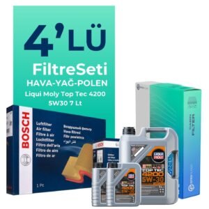 Bosch BMW 7.30 Dizel xDrive Filtre Bakım Seti Liqui Moly Motor Yağlı (2008-2012) 4 Lü