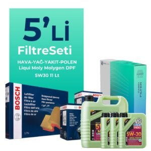 BOSCH Ford Transit V363 2.2 Dizel Filtre Bakım Seti Liqui Moly Motor Yağlı (2014-2024) 5 Li