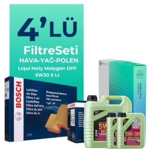 BOSCH Range Rover Sport 3.0 Filtre Bakım Seti Liqui Moly Motor Yağlı (2005-2012) 4 Lü