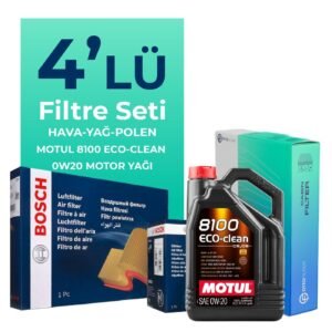 BOSCH Volkswagen Tiguan 1.5 TSi Filtre Bakım Seti Motul Motor Yağlı (2018-2024) 4 Lü