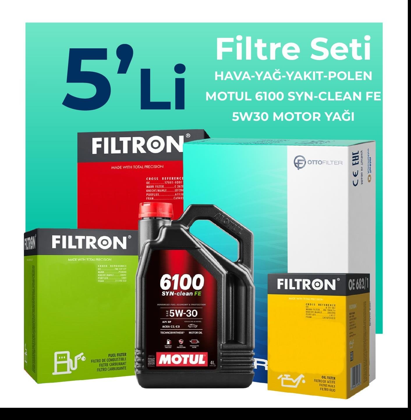 filtron-mazda-cx-3-1-5-skyactiv-filtre-bakim-seti-motul-motor-yagli-2015-2018-5-li-66590 Filtron Mazda CX-3 1.5 Skyactiv Filtre Bakım Seti Motul Motor Yağlı (2015-2018) 5 Li - Görsel 1