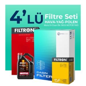 Filtron Mercedes ML250 Dizel Filtre Bakım Seti Motul Motor Yağlı (2011-2015) 4 Lü