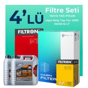 Filtron Mercedes Sprinter 416 Dizel Filtre Bakım Seti Liqui Moly Motor Yağlı (2011-2022) 4 Lü