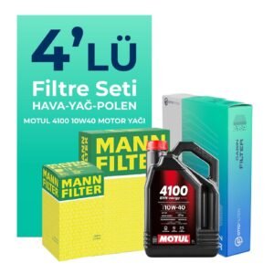 MANN Fiat Siena 1.6 Benzinli Filtre Bakım Seti Motul Motor Yağlı (1998-2006) 4 Lü