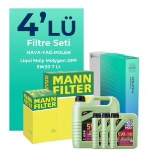 MANN Mazda BT-50 2.5 Dizel Filtre Bakım Seti Liqui Moly Motor Yağlı (2007-2015) 4 Lü