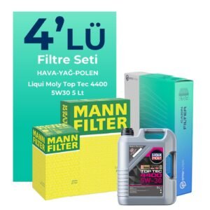 MANN Mercedes Citan 1.5 Dizel Filtre Bakım Seti Liqui Moly Motor Yağlı (2012-2020) 4 Lü