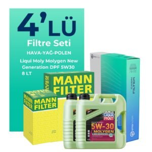 MANN Mercedes S350 Filtre Bakım Seti Liqui Moly Motor Yağlı (2006-2013) 4 Lü