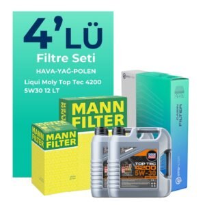 MANN Mercedes Sprinter 316 Dizel Filtre Bakım Seti Liqui Moly Motor Yağlı (2011-2021) 4 Lü