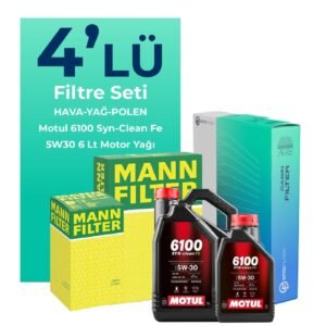 MANN Subaru Outback 3.0 Filtre Bakım Seti Motul Motor Yağlı (2003-2010) 4 Lü